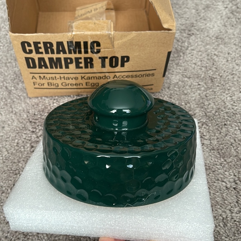 COPY - KAMaster Ceramic Damper Top for Small or Mini egg